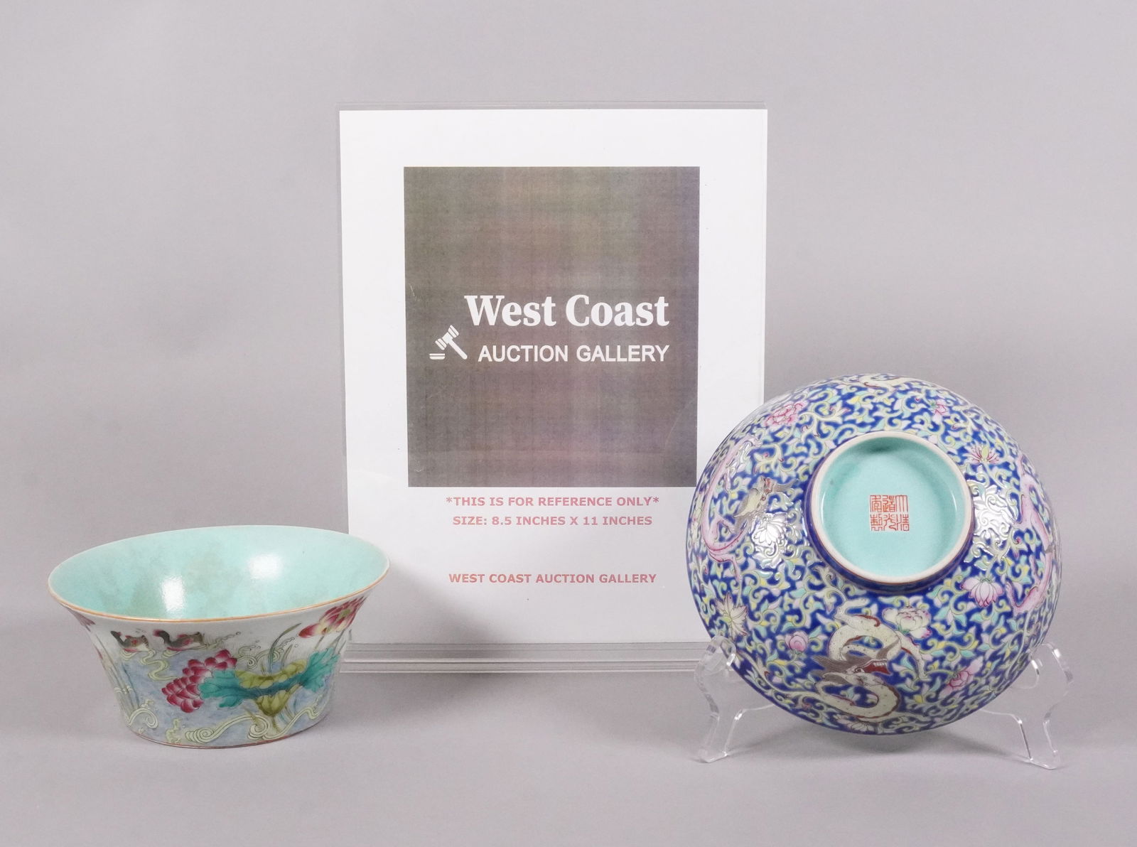 2 Chinese fine bowls - 2