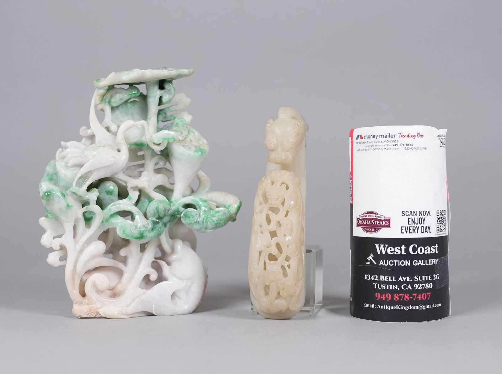 Lots Chinese jade items - 2