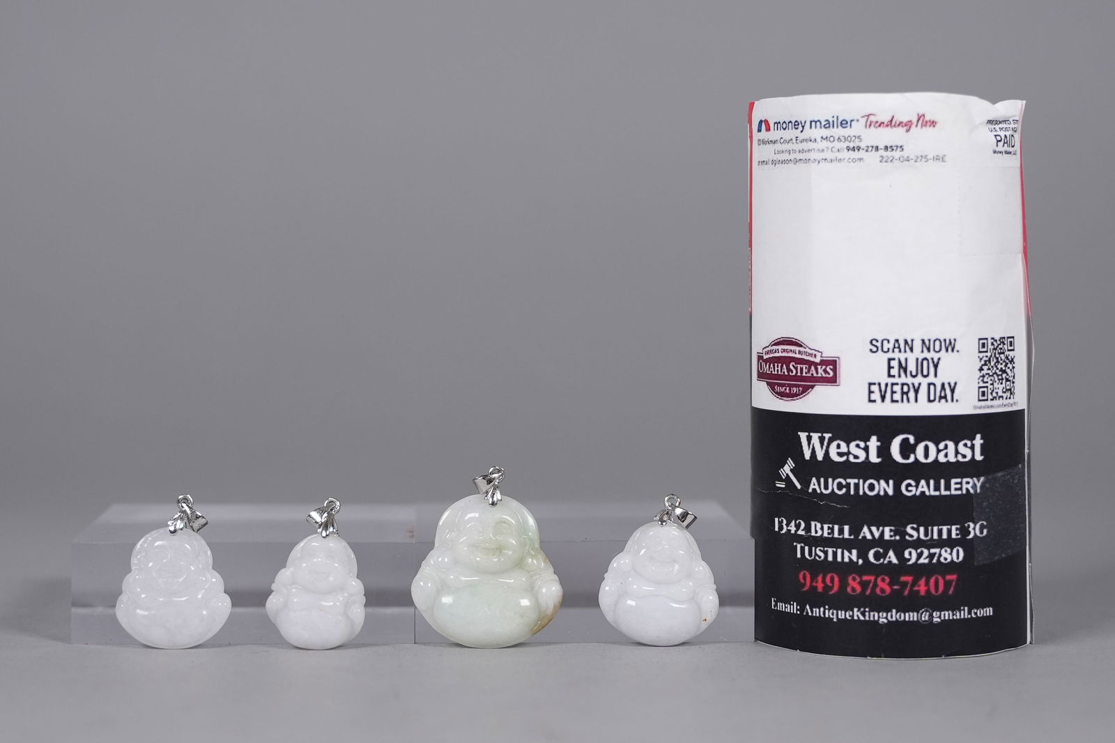 Lots Chinese fine jadeite pendants - 2