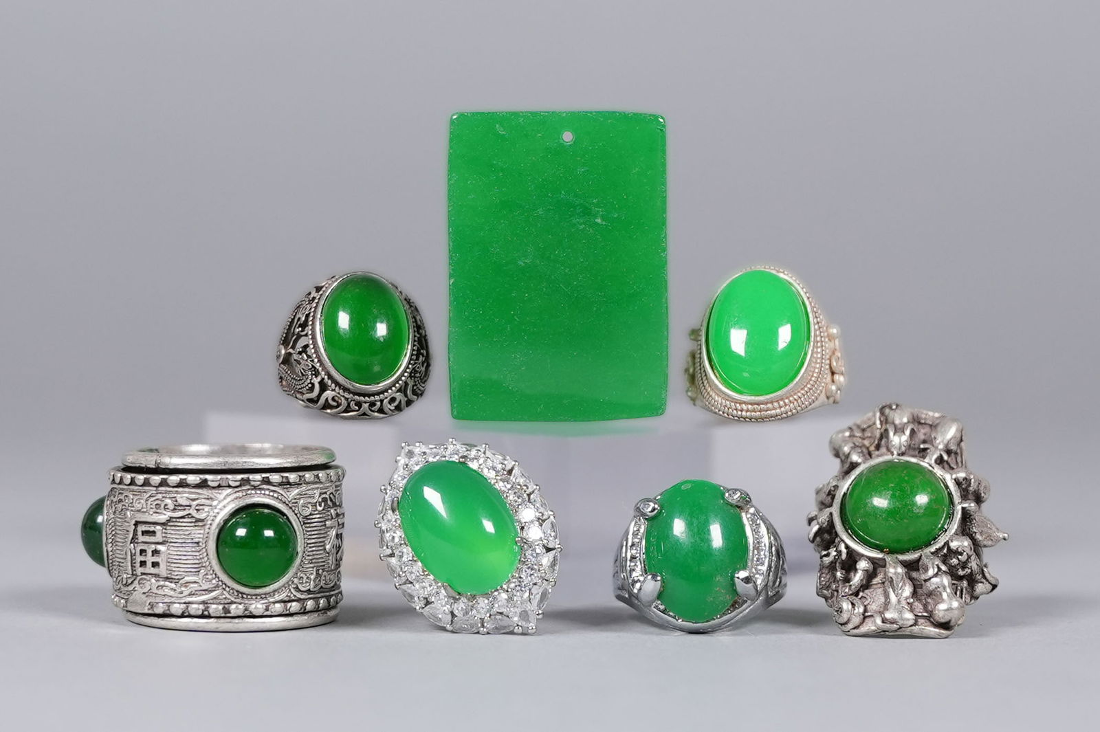 Lots Chinese apple green items - 2