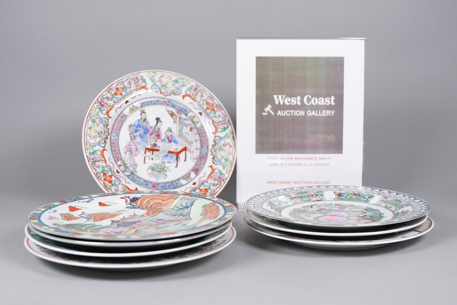 Lots Asian style plates - 2