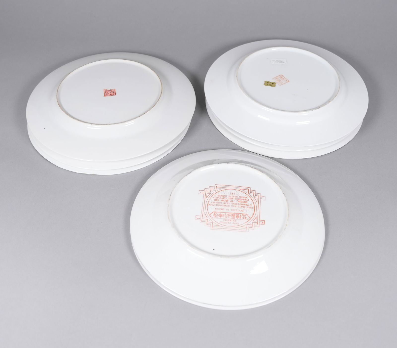 Lots Asian style plates - 5