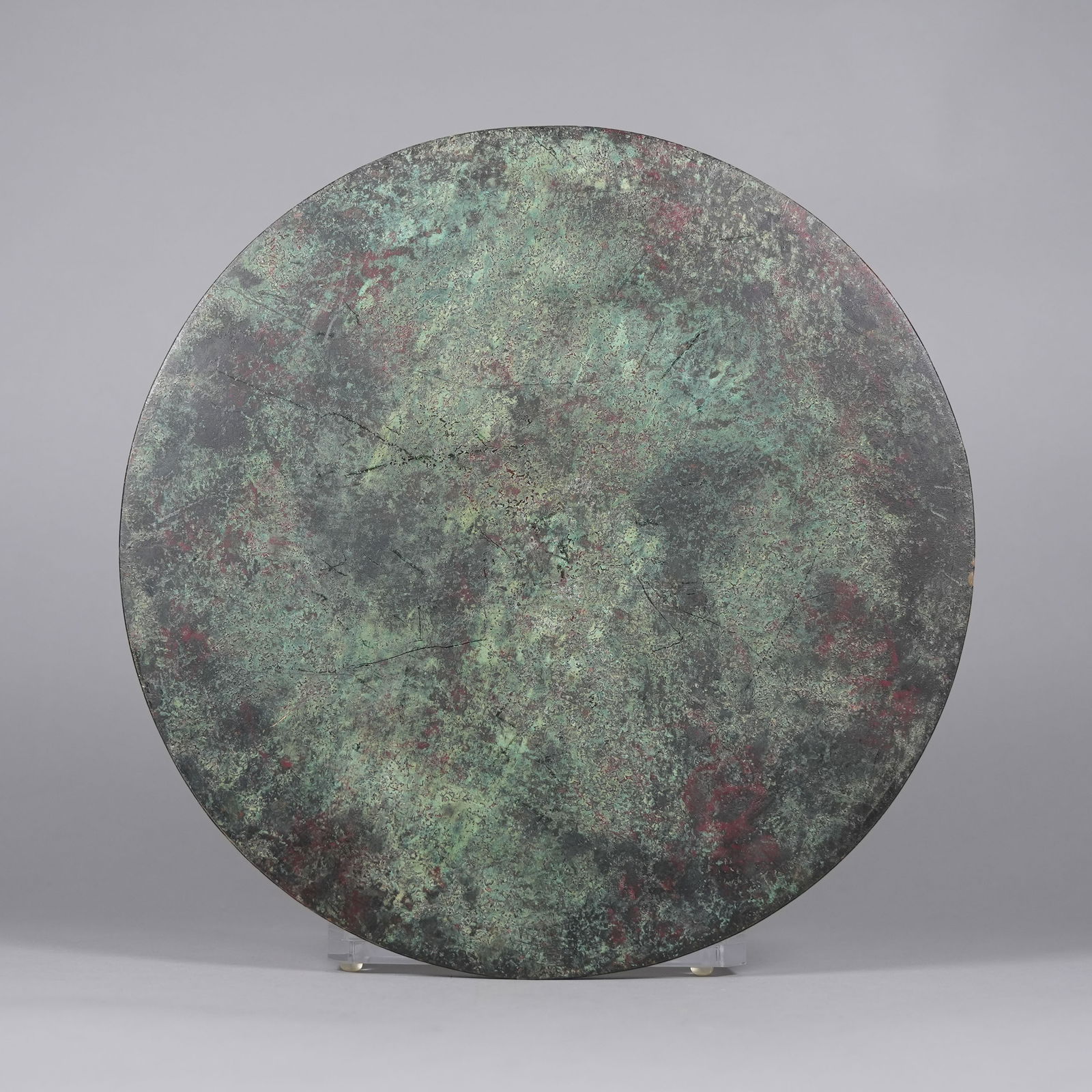 Chinese large bronze mirror - 5