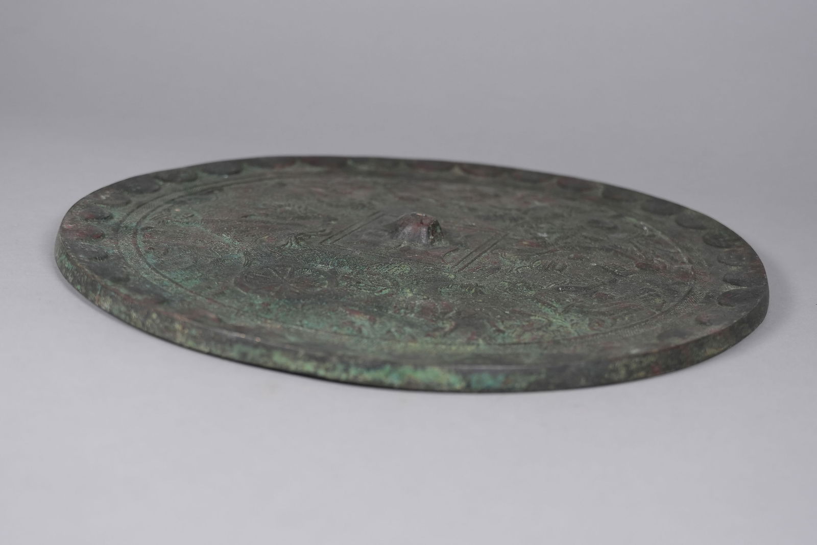 Chinese large bronze mirror - 6