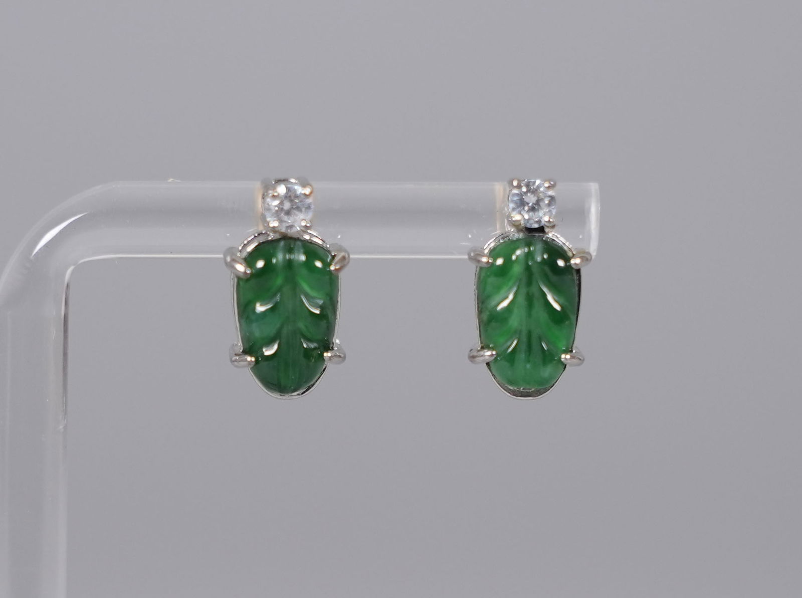 Lots Chinese jadeite earrings - 2