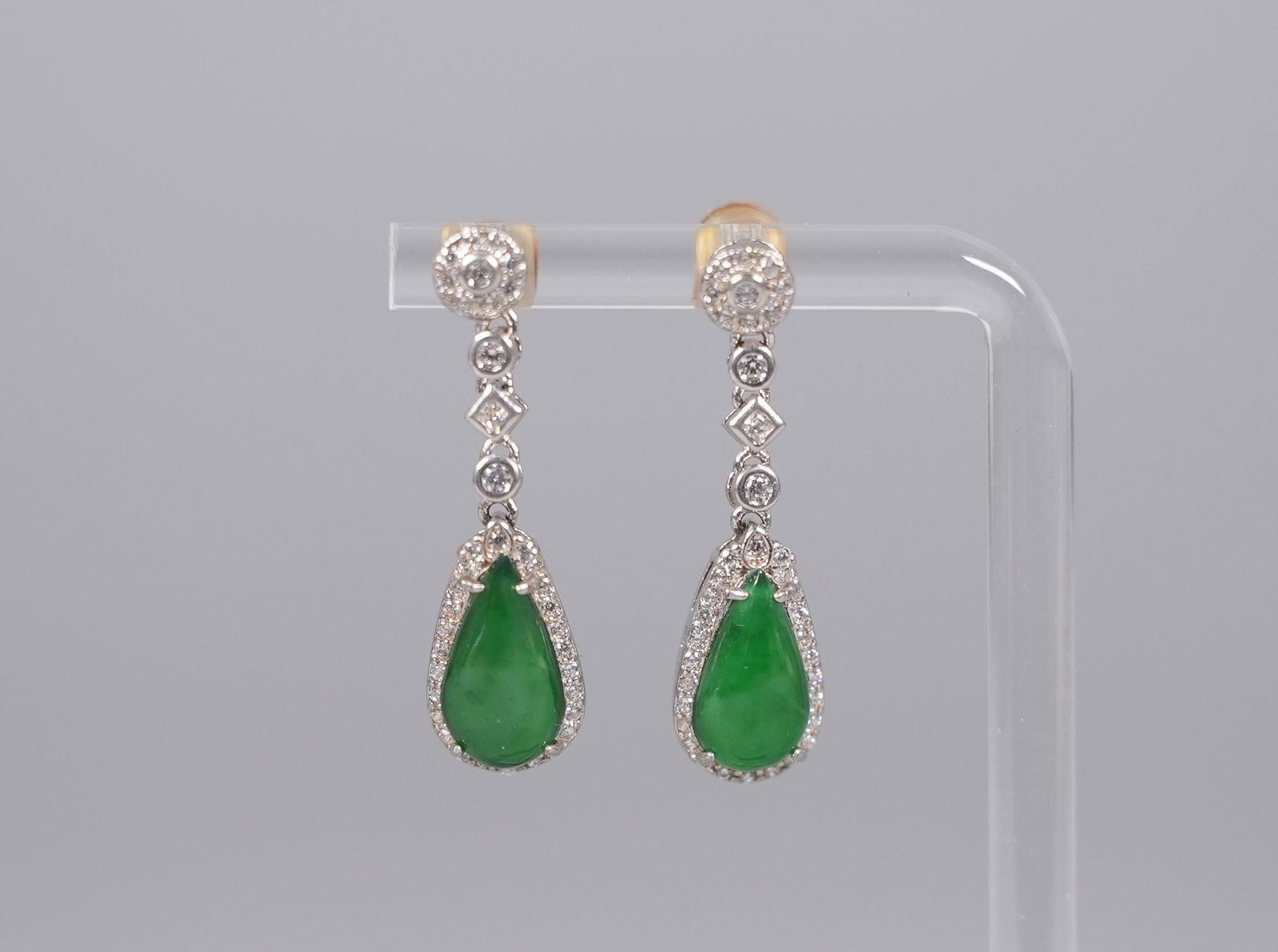 Lots Chinese jadeite earrings - 4