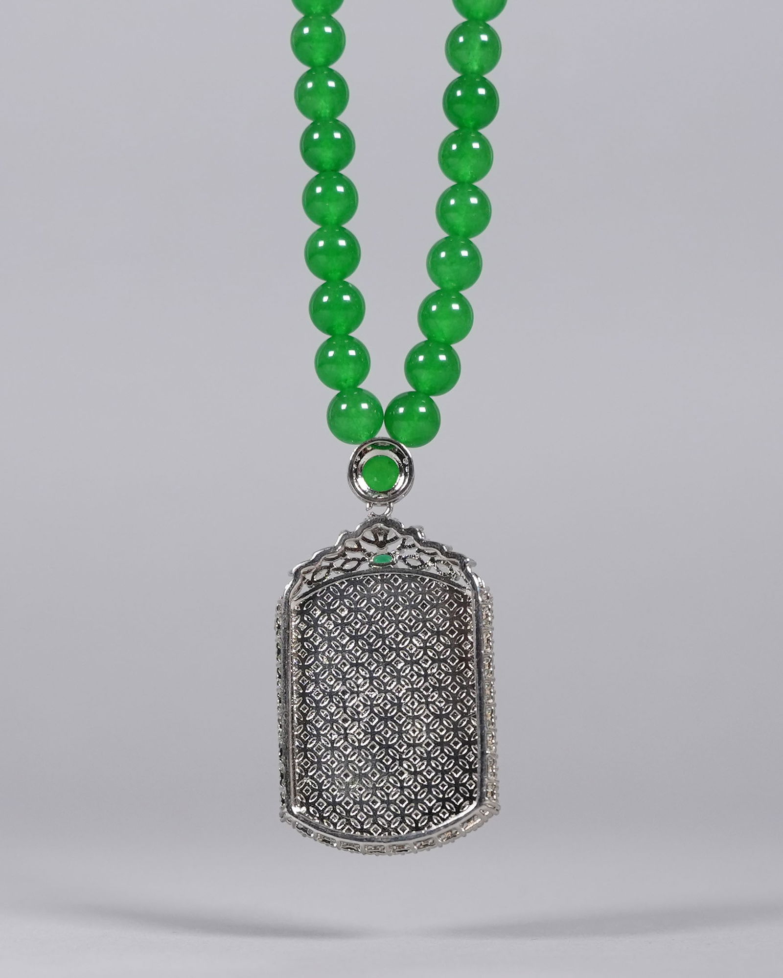 Chinese apple green necklace - 2