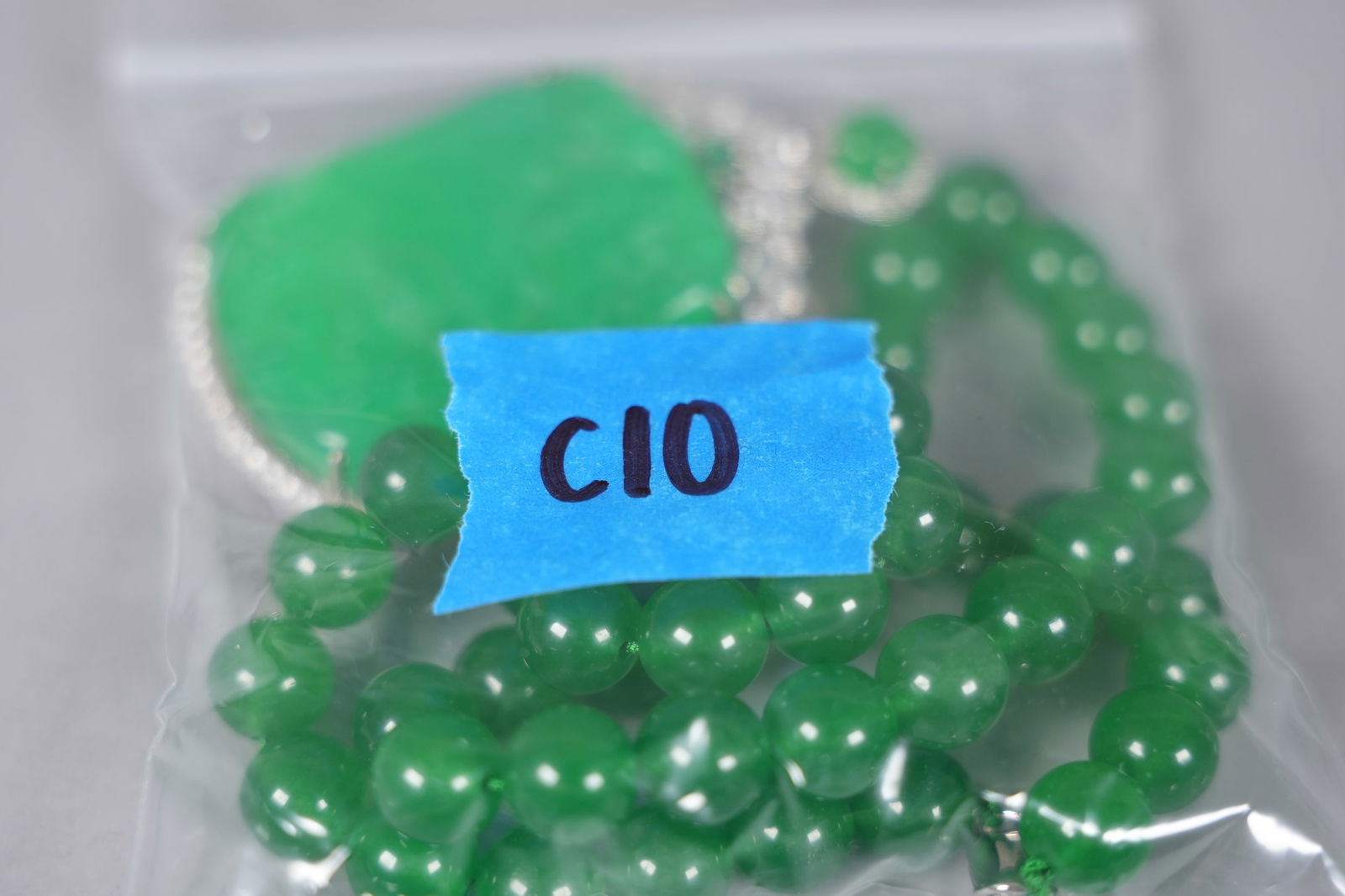 Chinese apple green necklace - 5