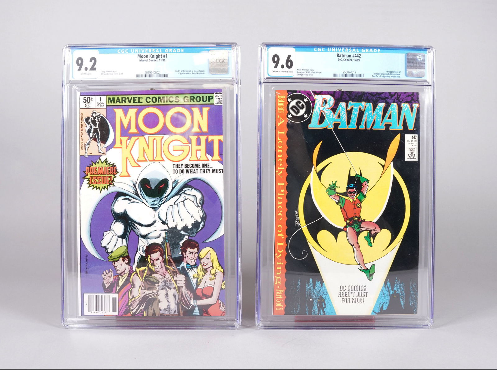 2 vintage comics CGC high grade: 2 vintage comics, CGC high grading.