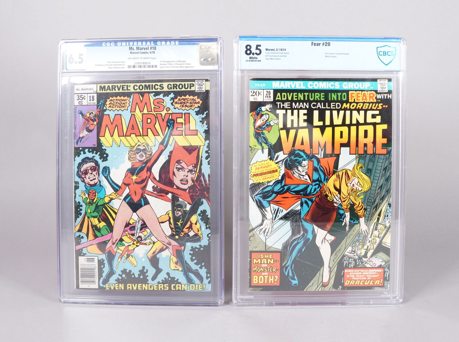 2 vintage comics CGC graded: 2 vintage comics, both CGC graded.