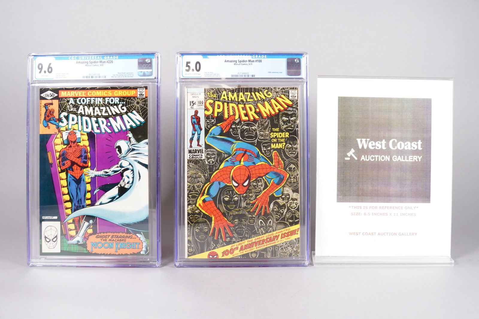 2 Spiderman comics CGC - 2