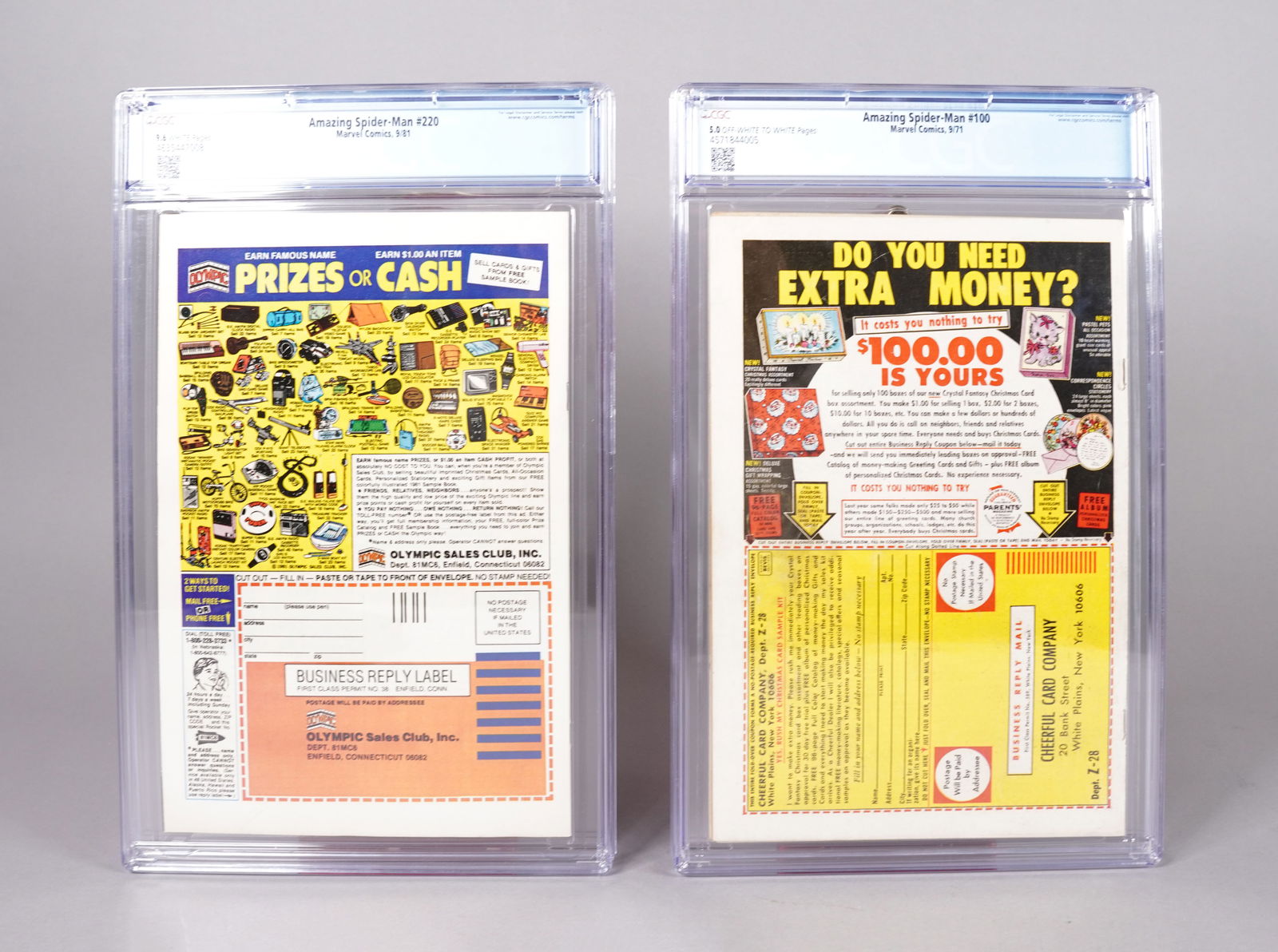 2 Spiderman comics CGC - 5