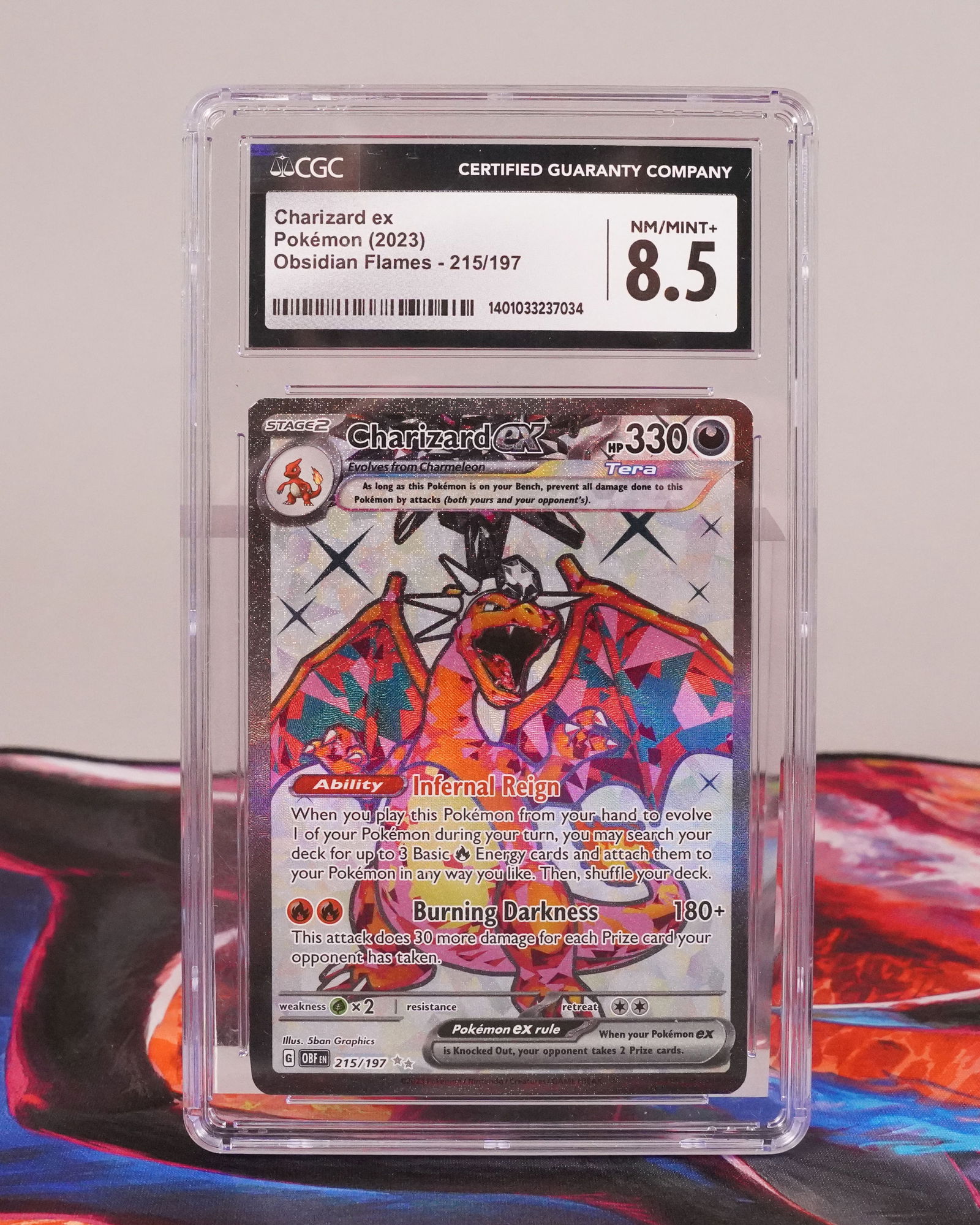 2 Pokemon cards CGC graded - 2