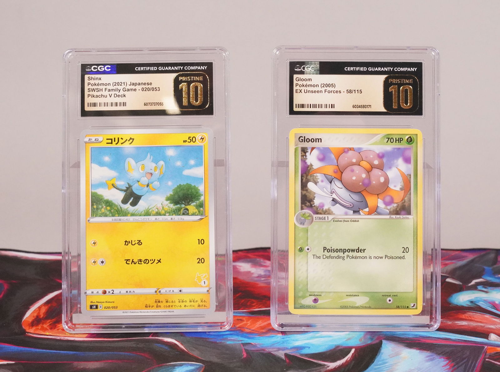 2 Pokemon cards CGC pristine: 2 Pokemon cards CGC pristine.