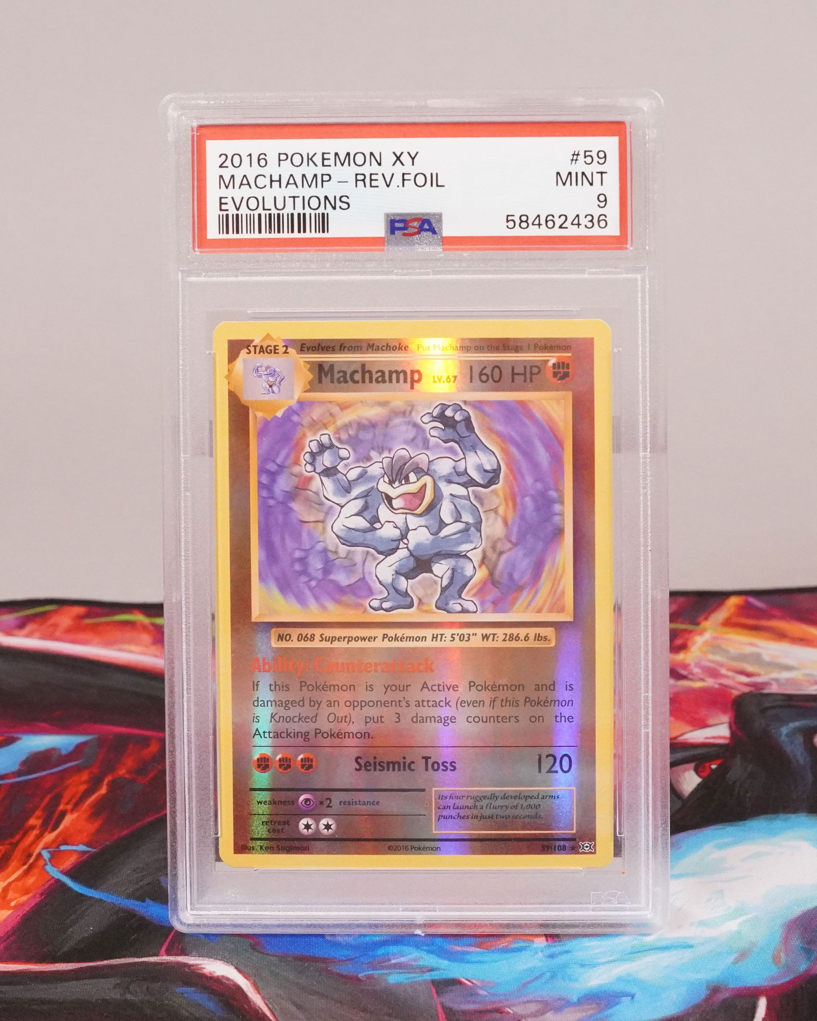 2 fine Pokemon cards graded - 3