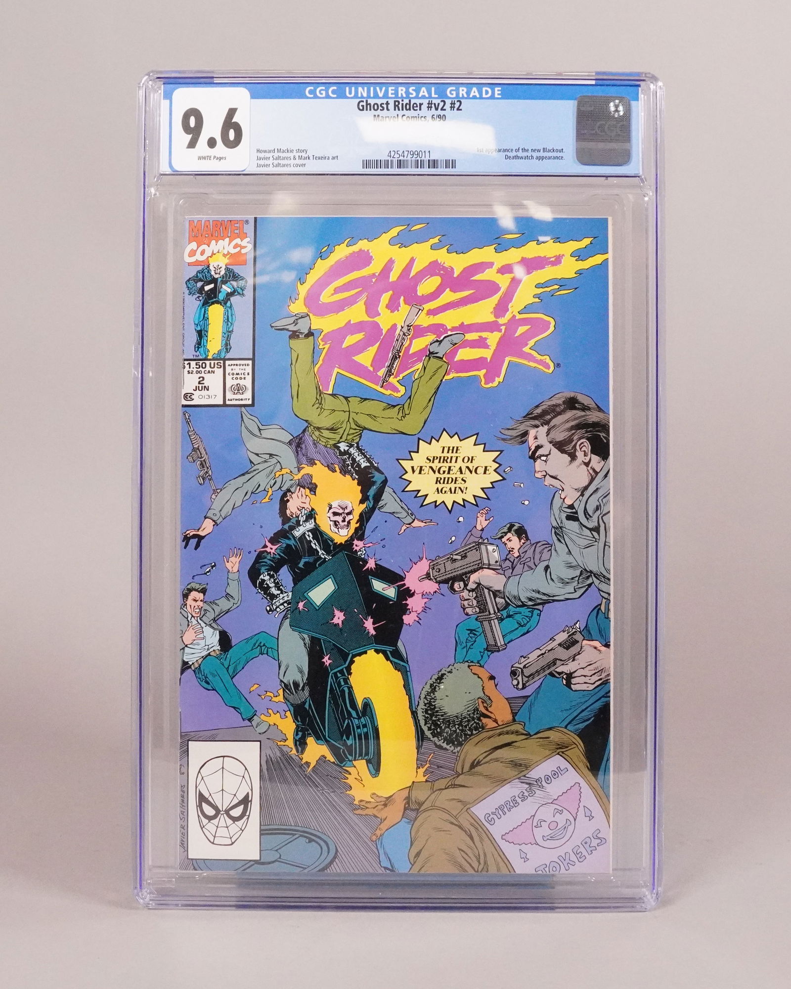 2 Ghost Rider comic CGC - 2