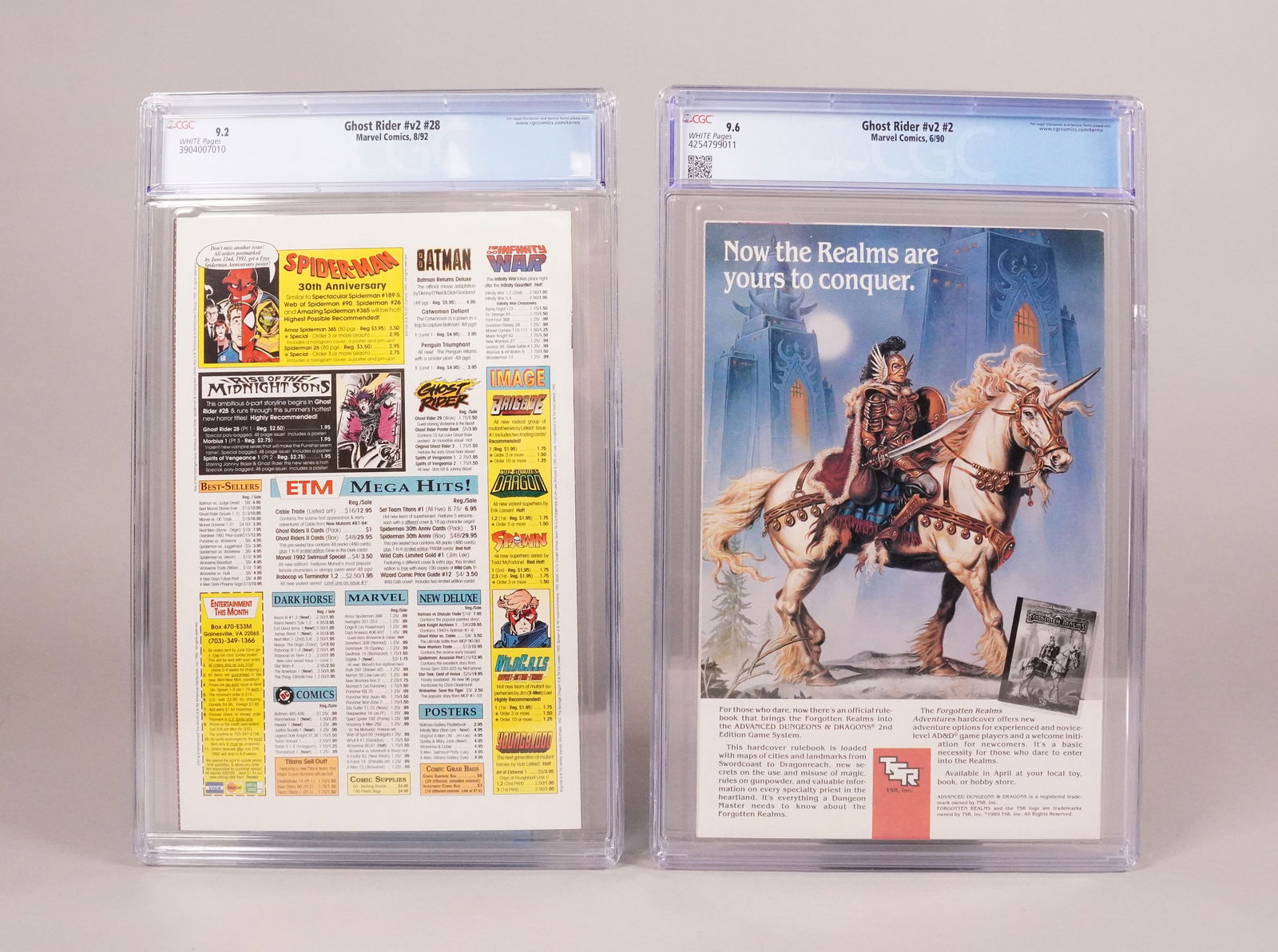 2 Ghost Rider comic CGC - 4