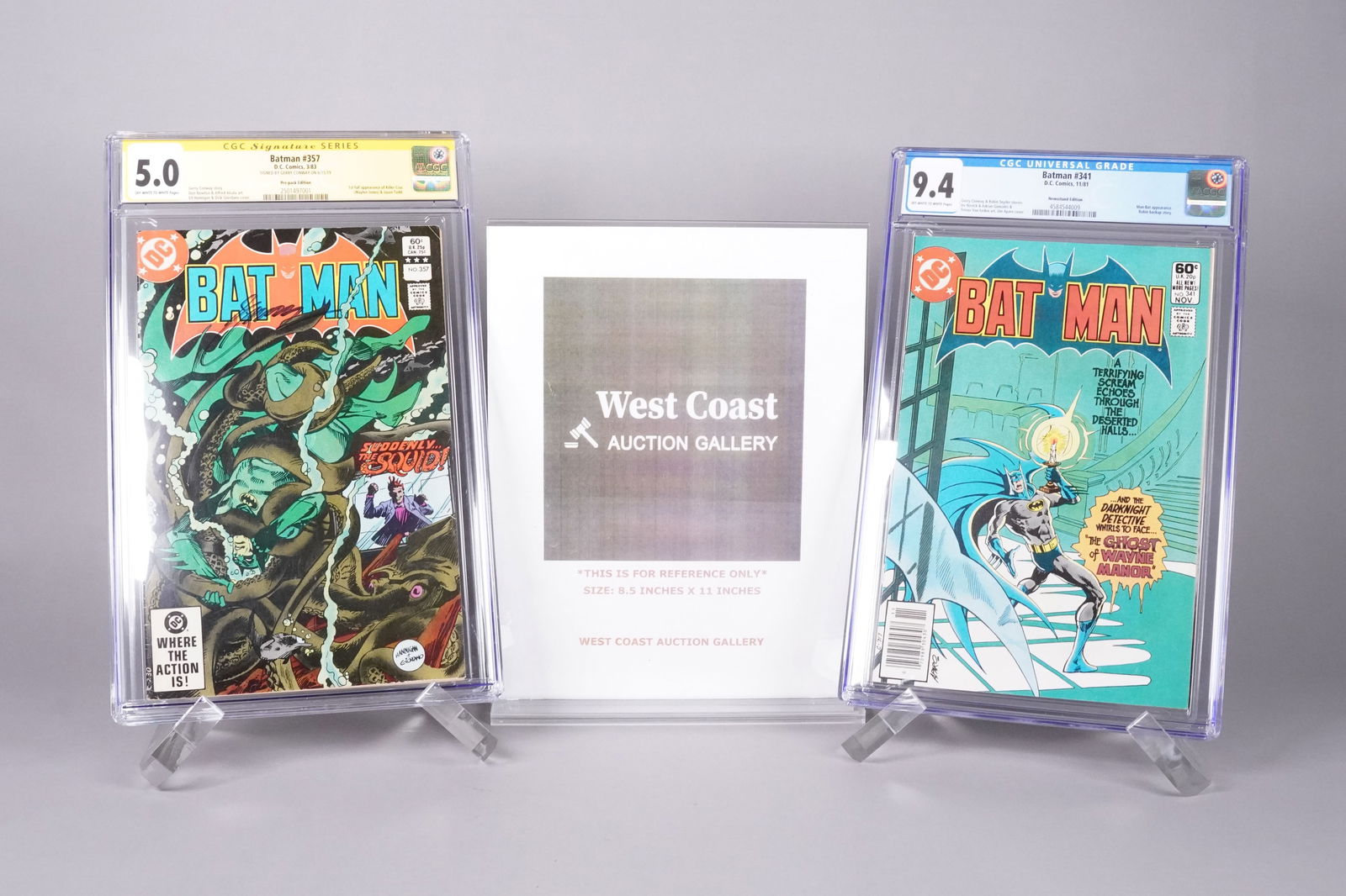 Lots Batman comics CGC graded - 2