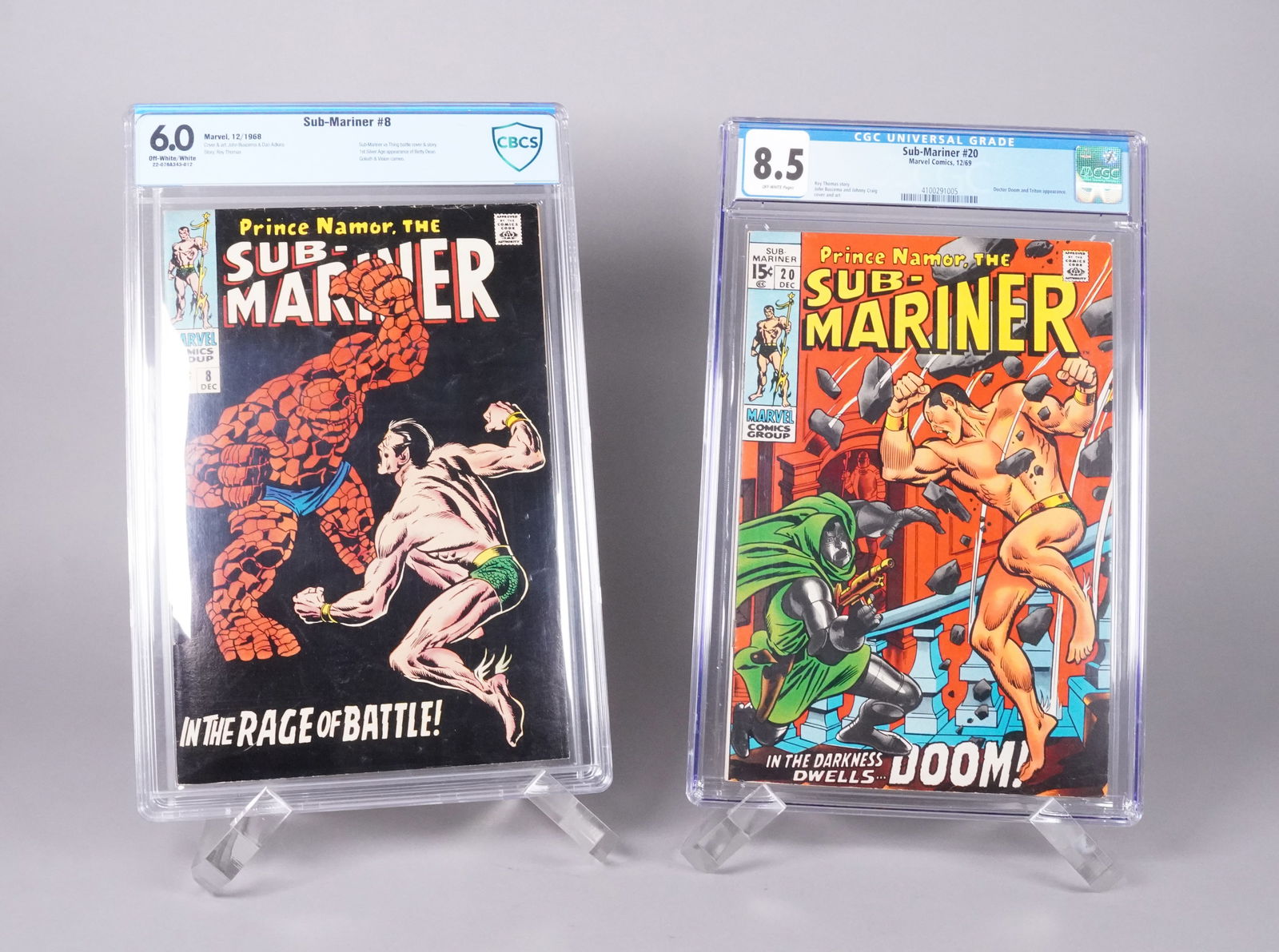 Lots Submariner comics CGC: Lots Submariner comics, CGC graded.
