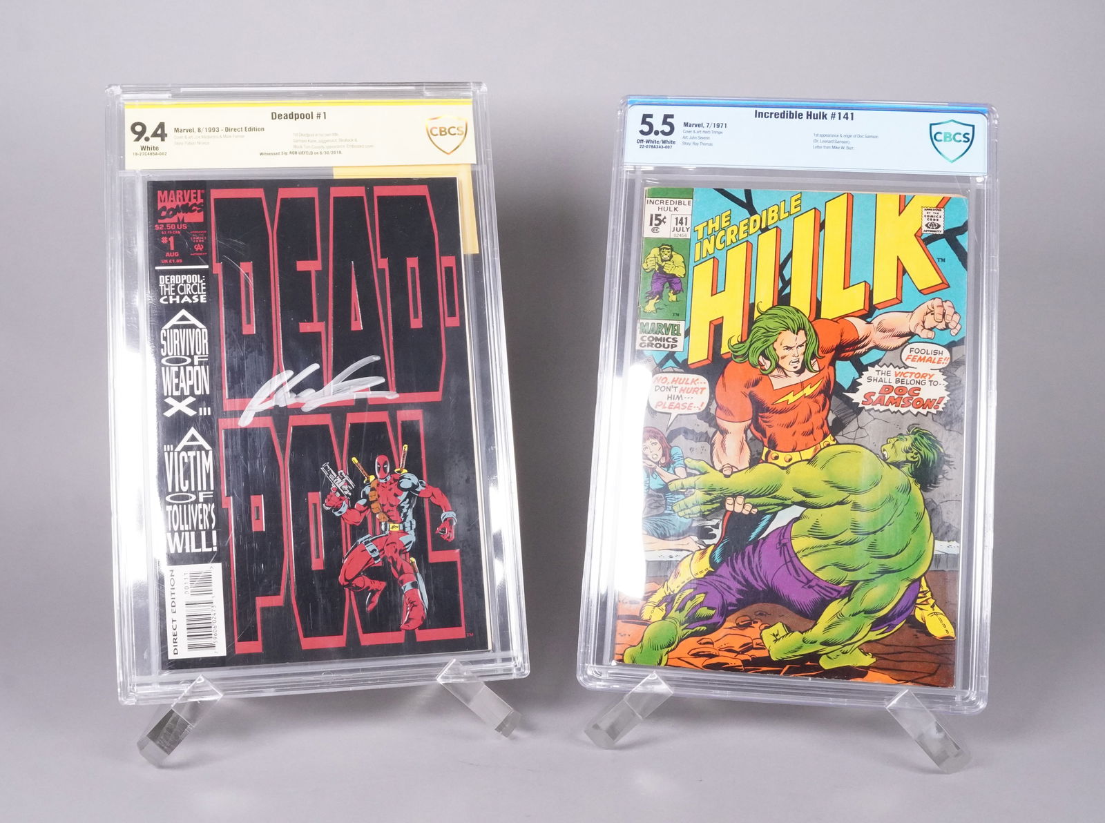 Lots vintage comics CGC: Lots vintage comics, CGC graded. One was signed by Rob Liefeld.