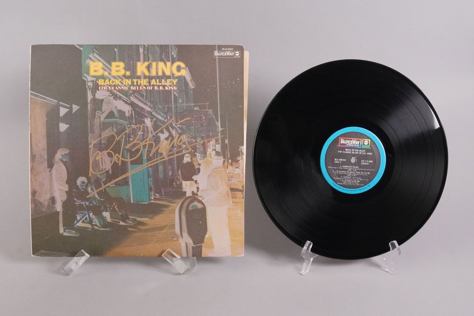 B.B. King signed vinyl