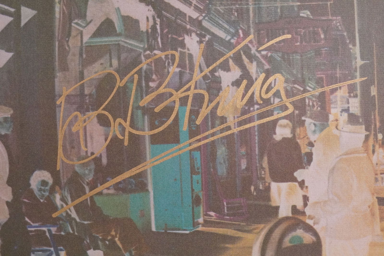 B.B. King signed vinyl - 3