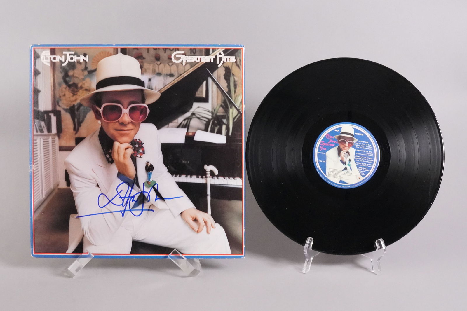 Elton John signed vinyl (1 of 7)