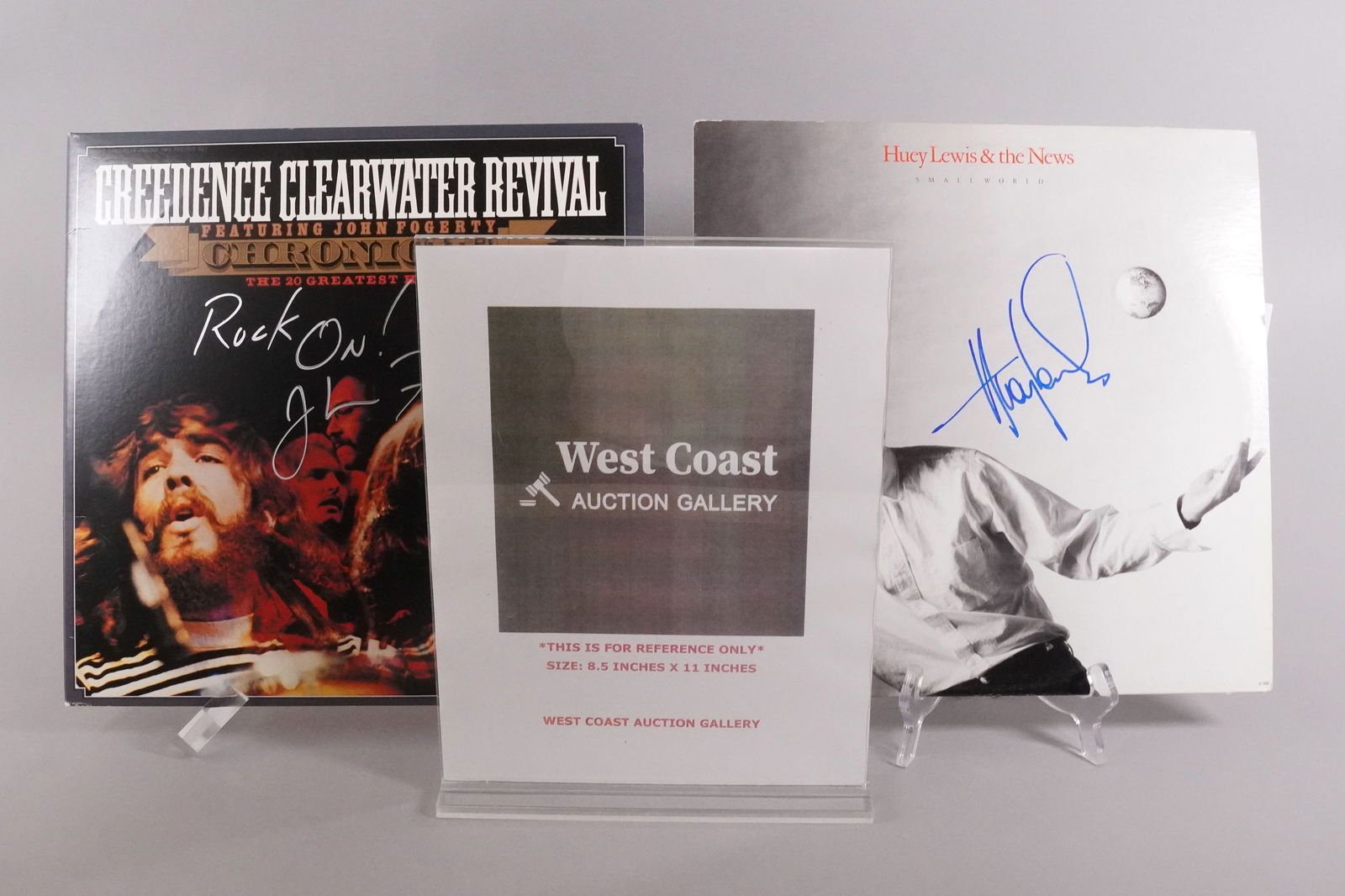 Lots vintage vinyl signed - 2