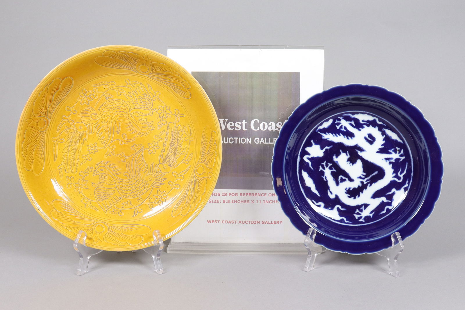 2 Chinese fine plates - 2