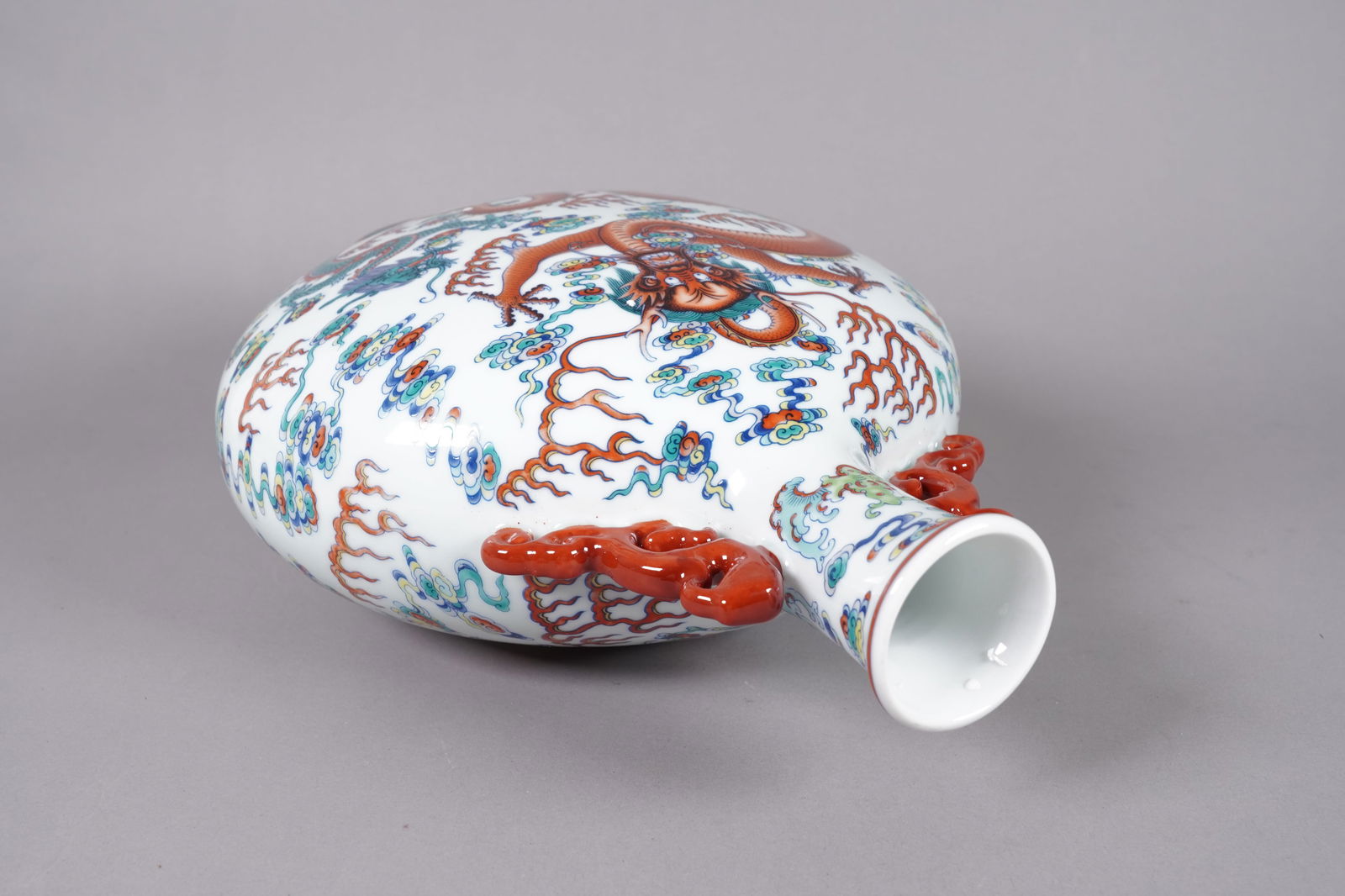 Chinese fine dragon flask - 3