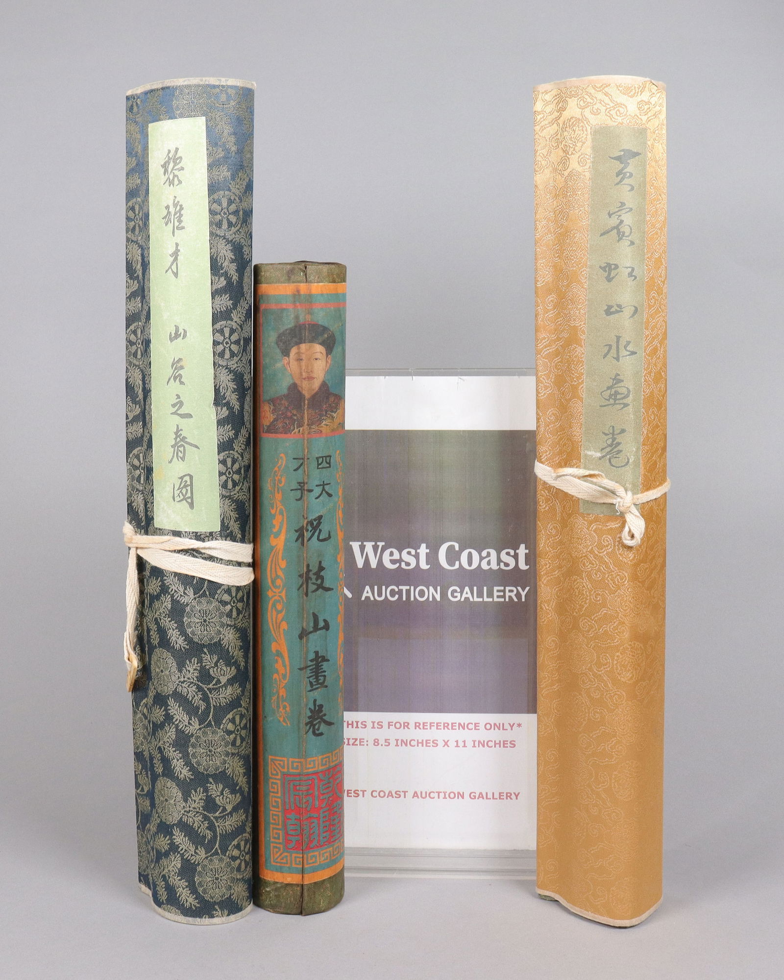 Lots Chinese fine art scroll - 2