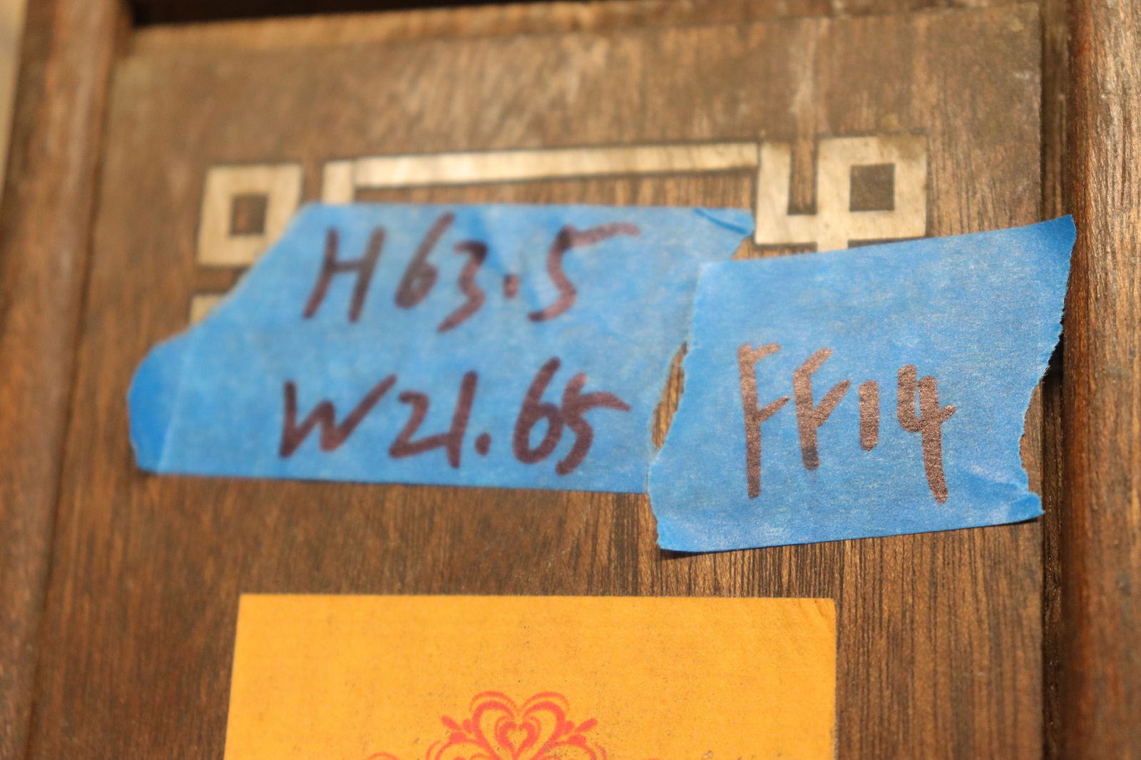 Chinese long scroll with box - 5