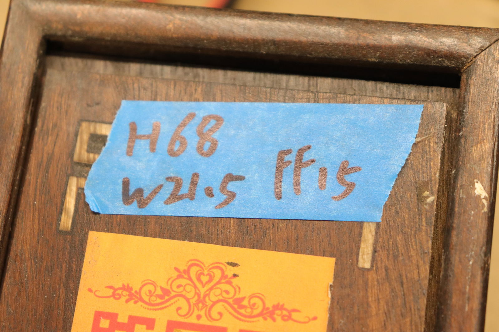 Chinese long scroll with box - 5