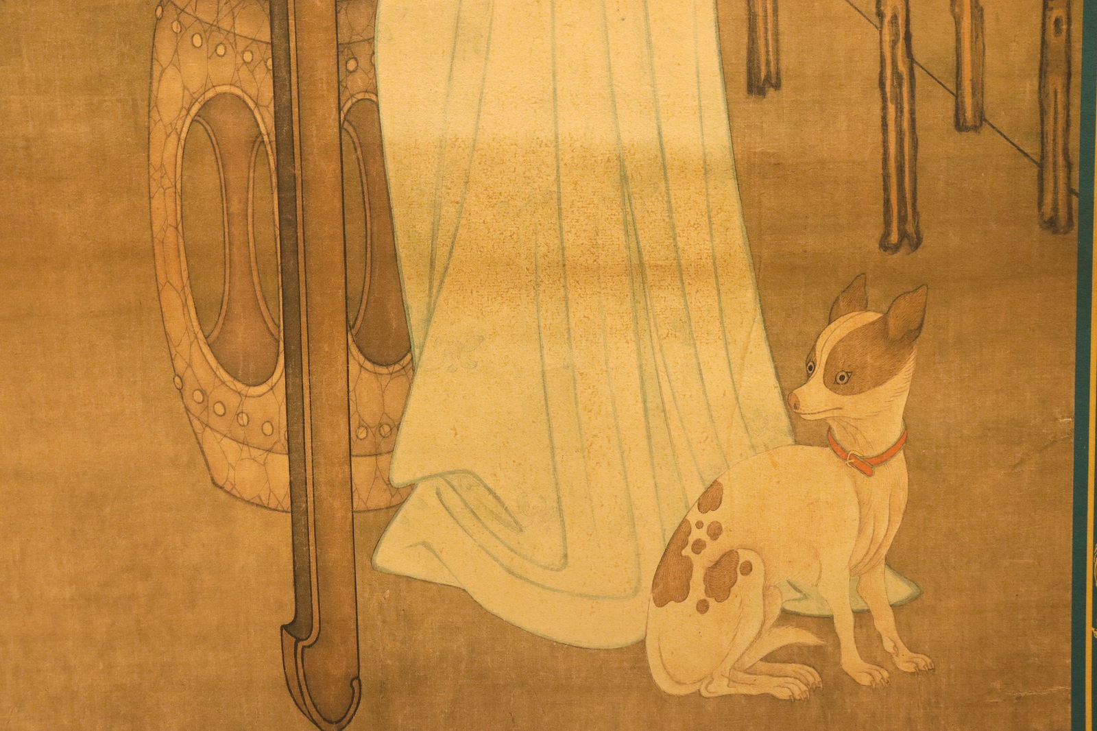 Chinese long scroll with box - 3