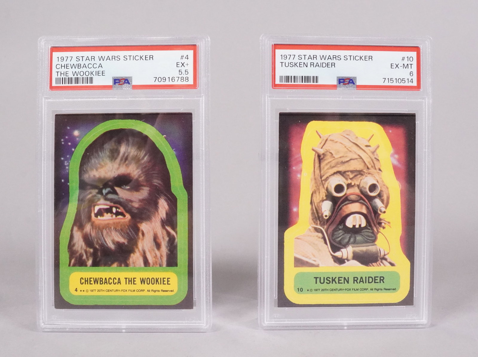 2 Star Wars card, graded by PSA. (1 of 5)
