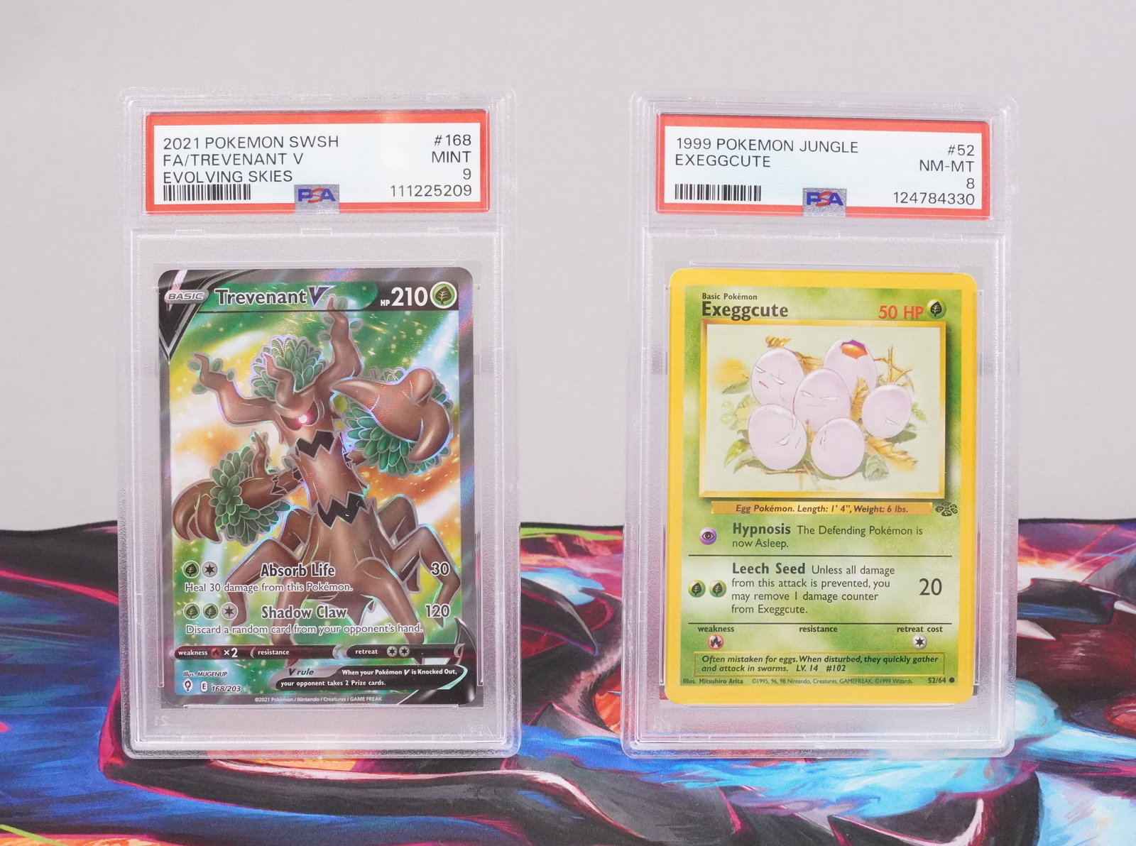 2 Pokemon cards, graded by PSA. (1 of 5)