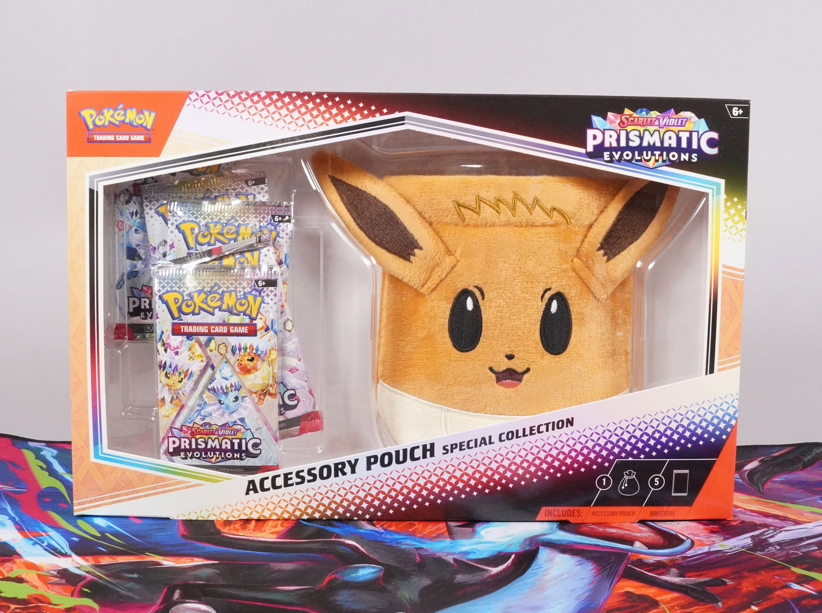 5 Pokemon sealed packs with limited edition pouch. (1 of 6)