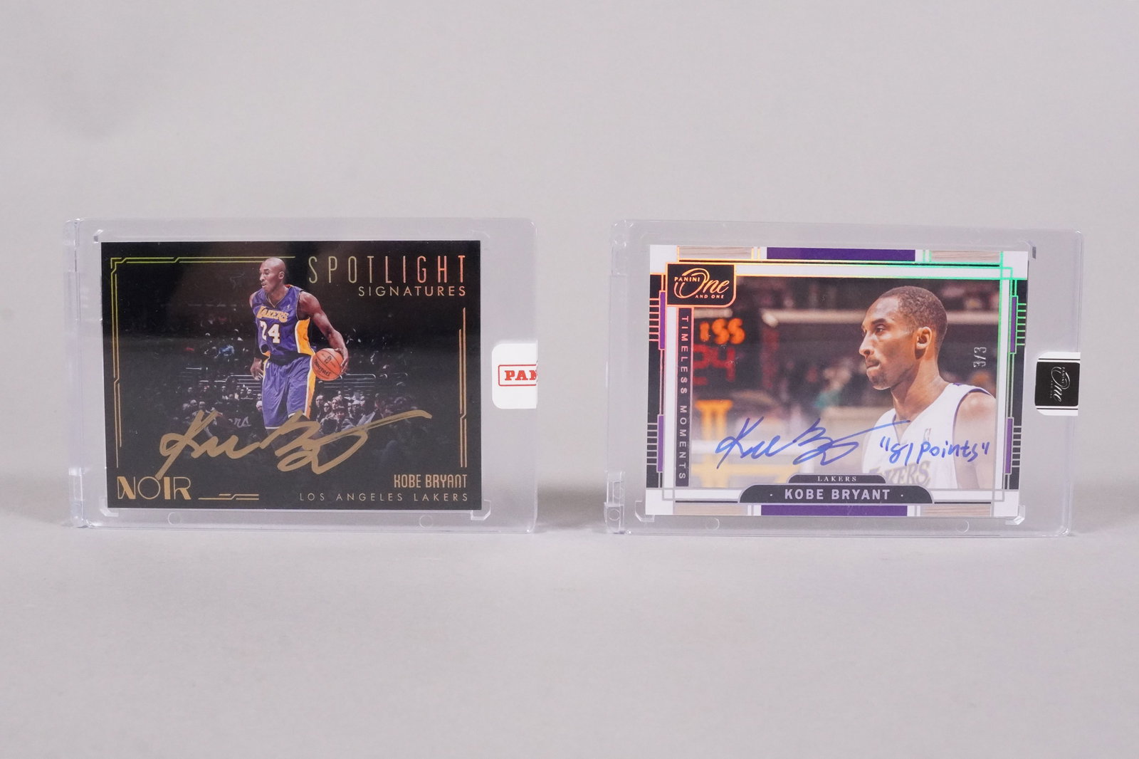Lots Kobe Bryant cards, ungraded. We do not guarantee any grading, material, age, authenticity or - 2