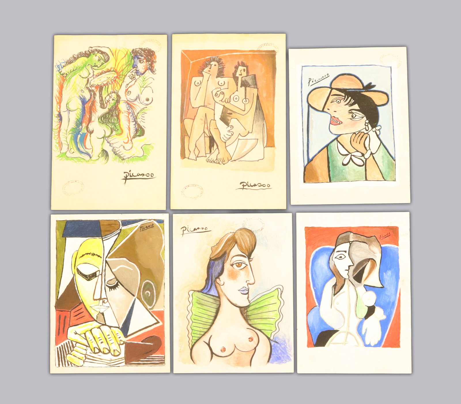 Lots vintage art ungraded.: Lots vintage art ungraded.