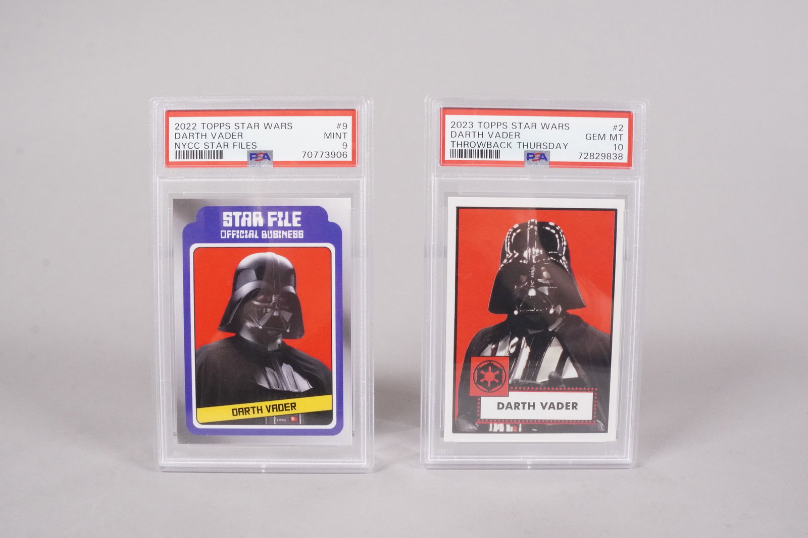 Lots Star Wars card PSA - 2