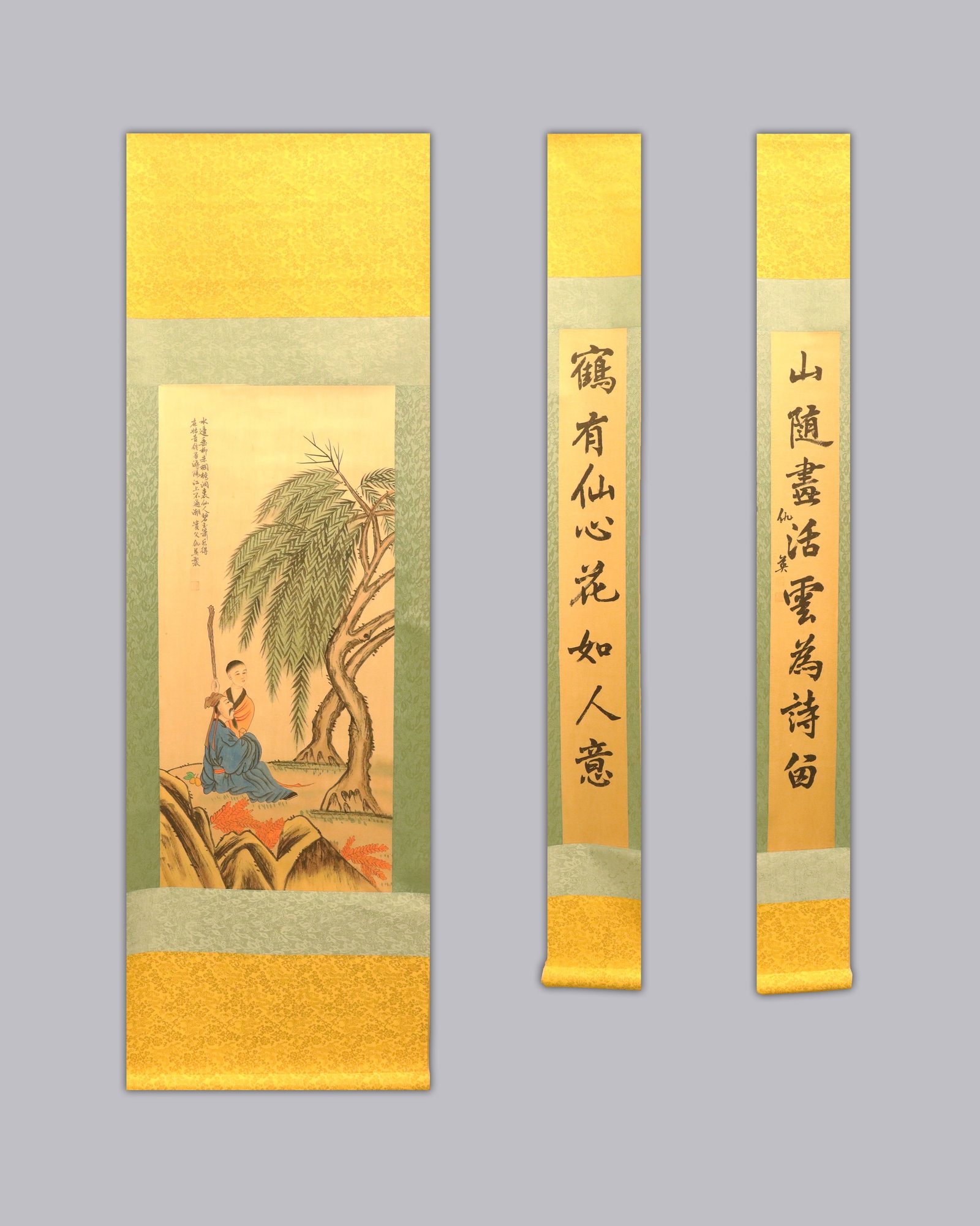 Lots Chinese fine scrolls.: Lots Chinese fine scrolls.