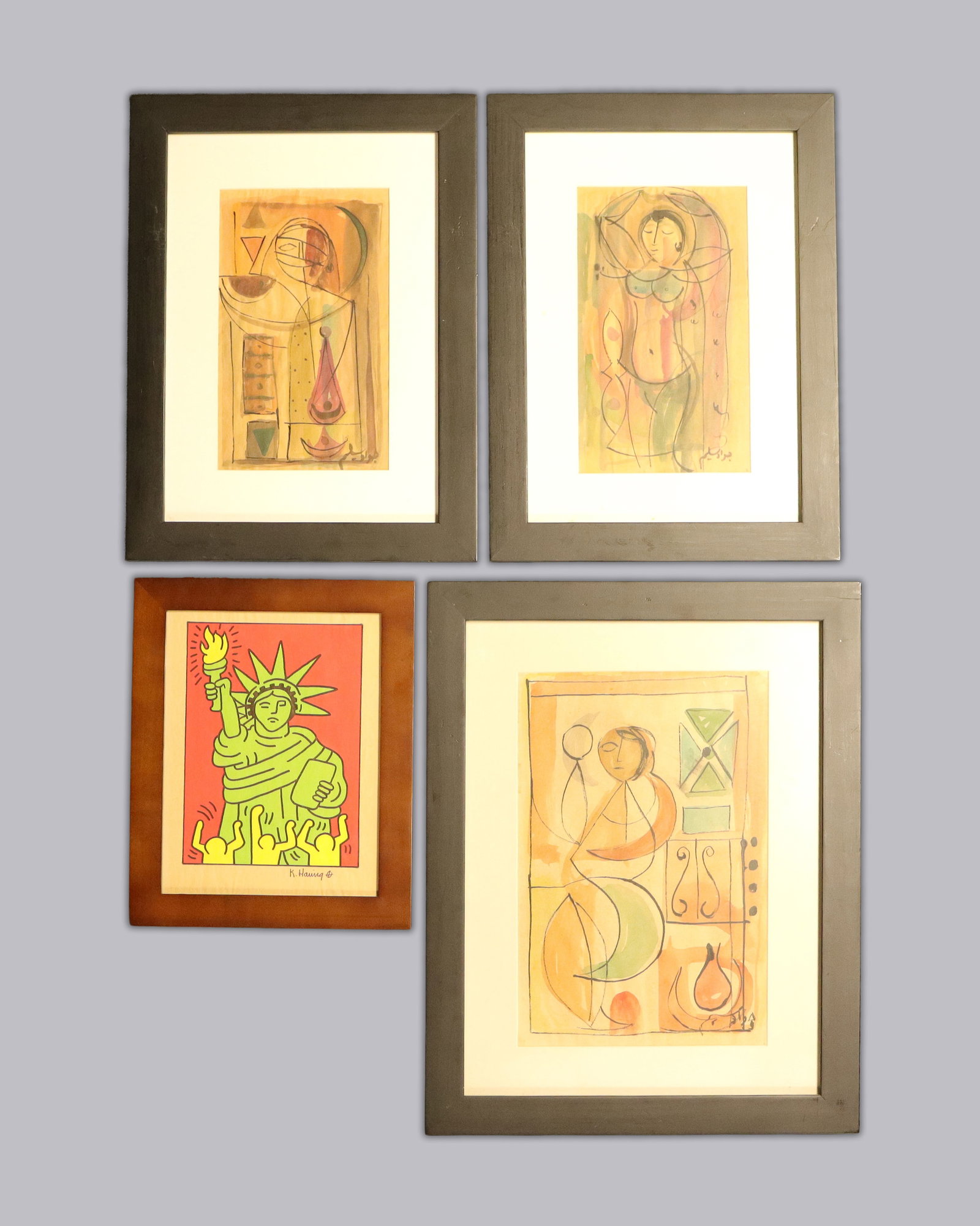 Lots framed arts from estate (1 of 7)