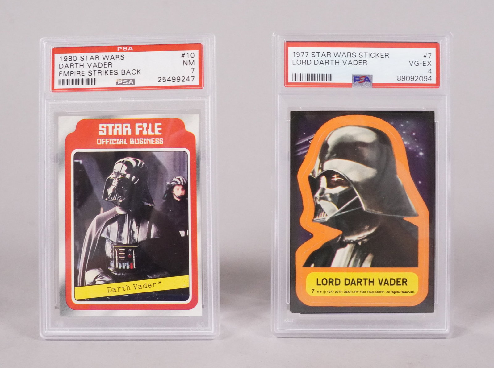 3 Star Wars card PSA - 2