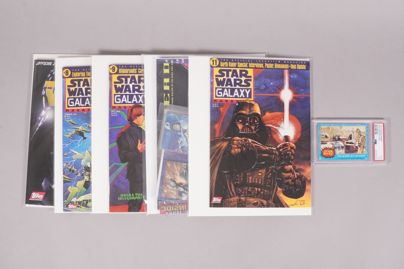 Lots Star Wars magazine and card (1 of 5)