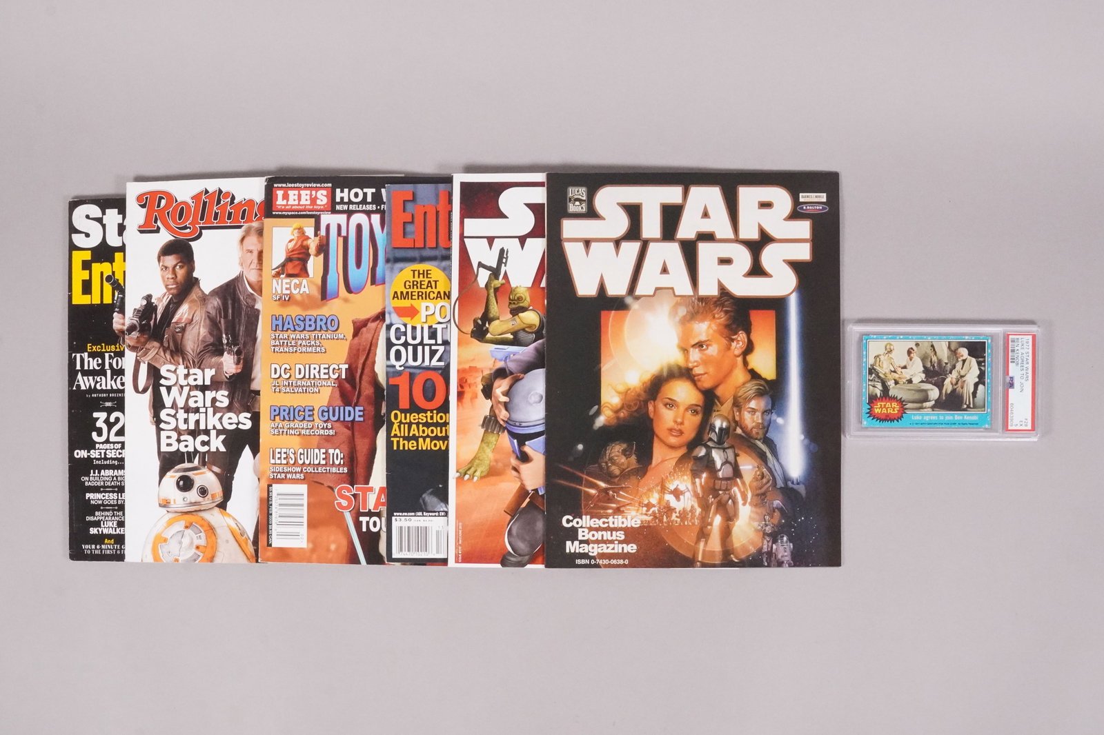 Lots Star Wars magazine and card (1 of 5)