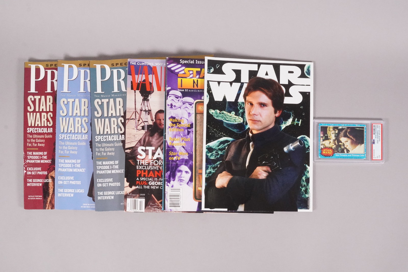 Lots Star Wars magazine and card (1 of 5)