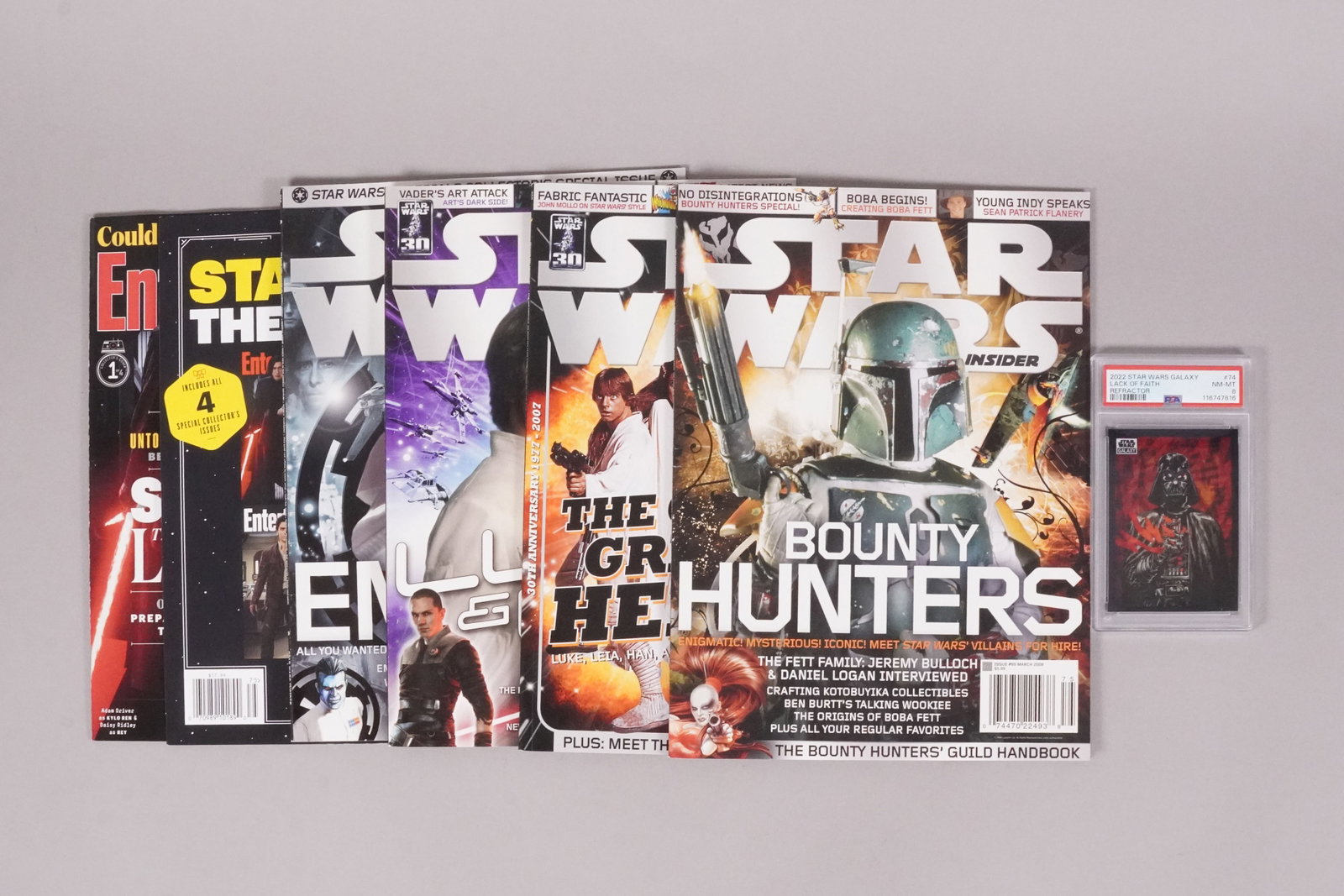 Lots Star Wars magazine and card (1 of 5)