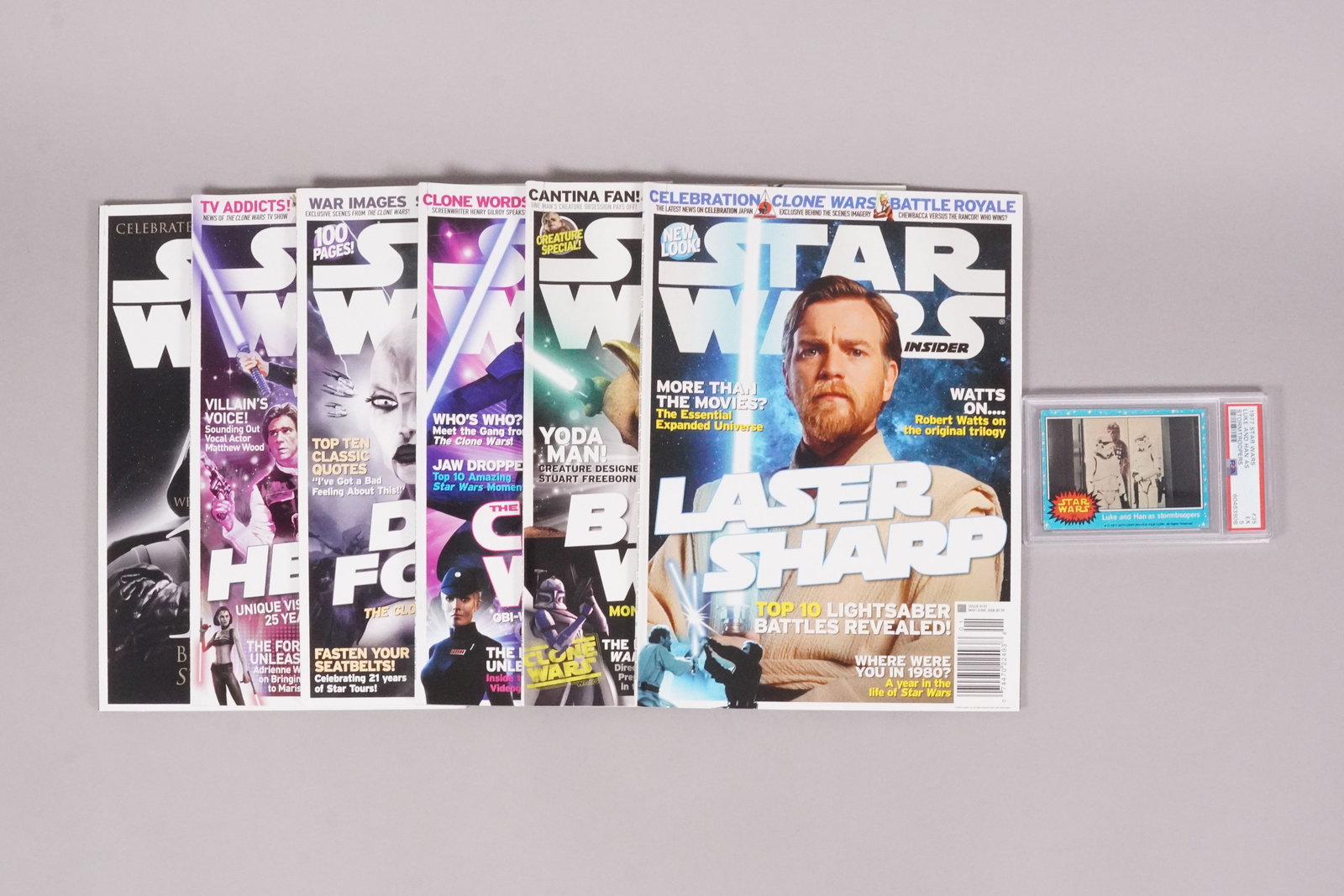 Lots Star Wars magazine and card (1 of 5)