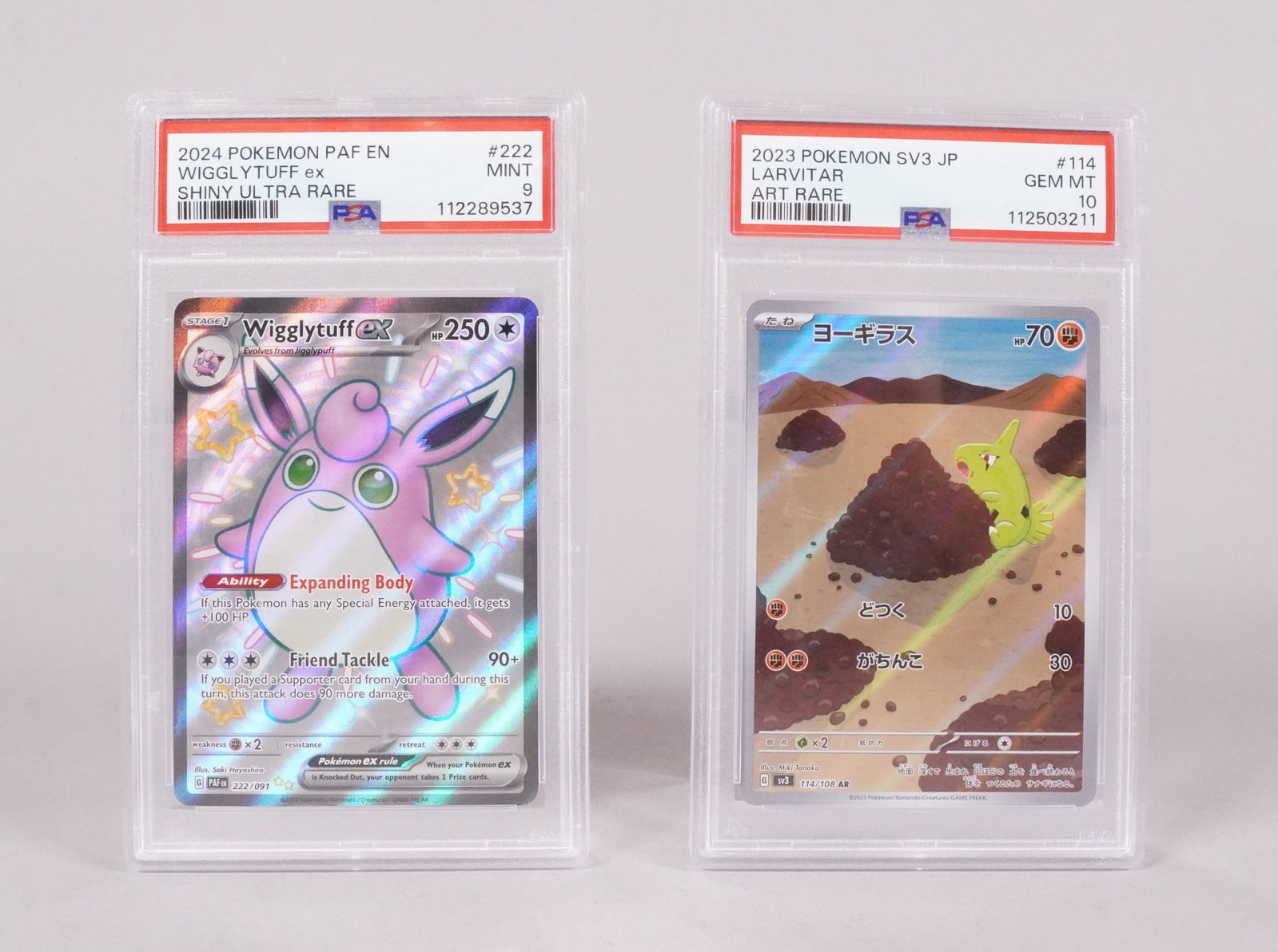 2 Pokemon cards PSA: 2 Pokemon cards, PSA graded.