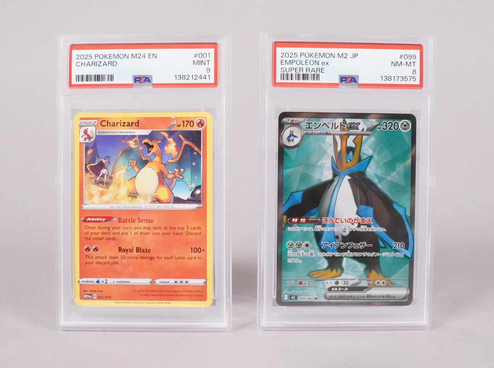 2 Pokemon cards PSA: 2 Pokemon cards, PSA graded.